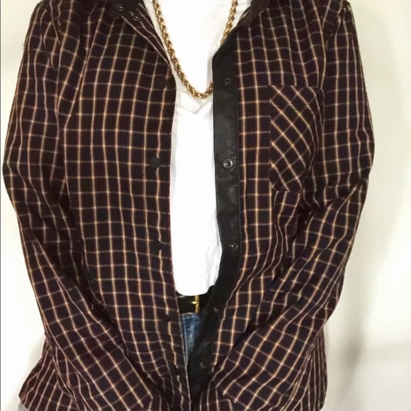 perfect layering plaid button up - Picture 2 of 2